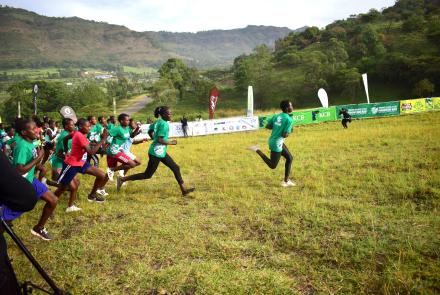 Participants in the 4th Edition of Tinderet Barng'etuny Run, 2025