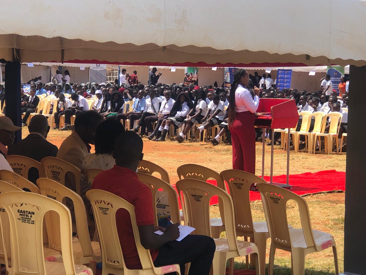 KUCCPS officer addressing participants
