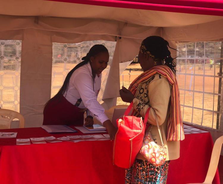 Career guidance booth